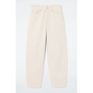 COS Arch Tapered Jeans In Ecru 26